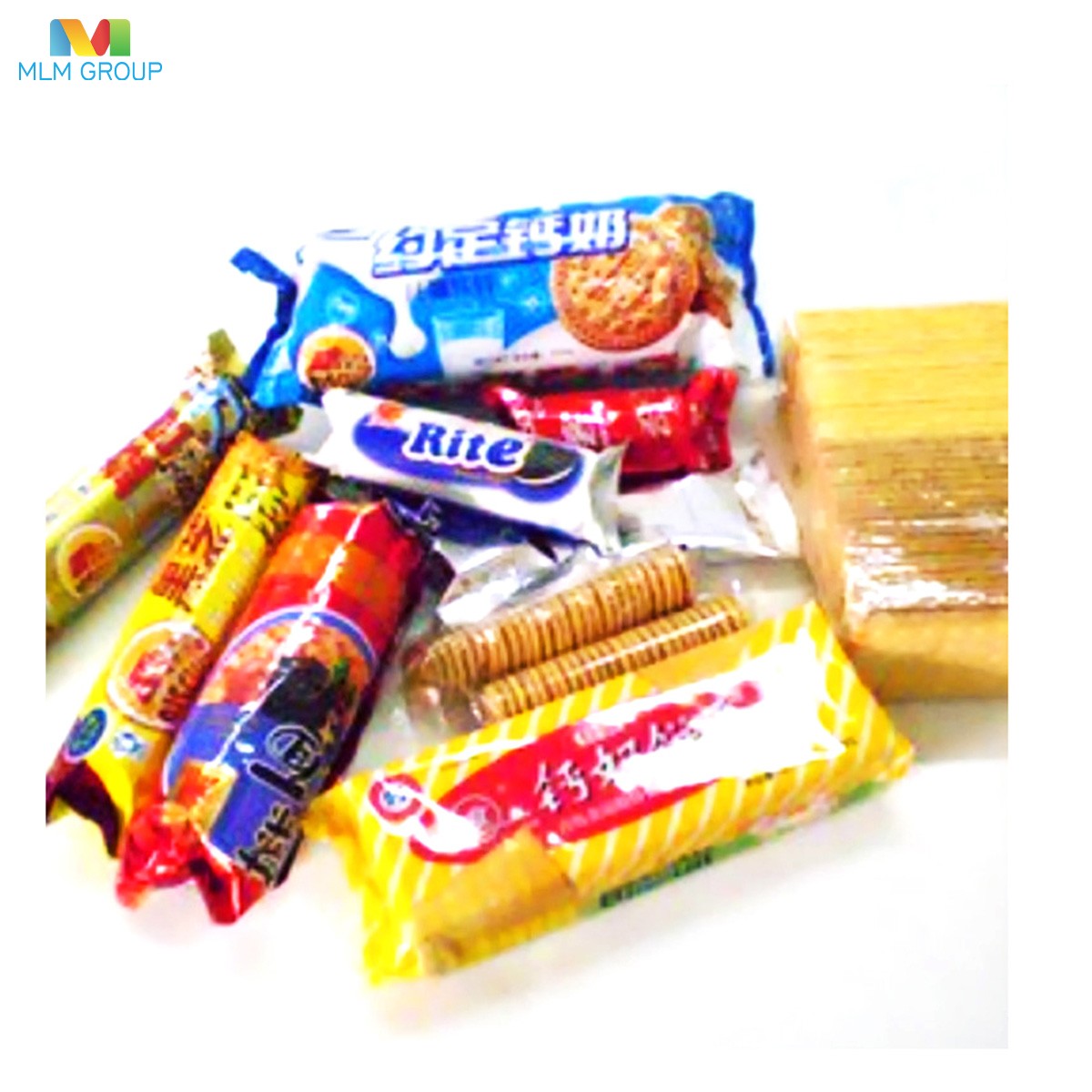 Машина для упаковки печенья на ребре