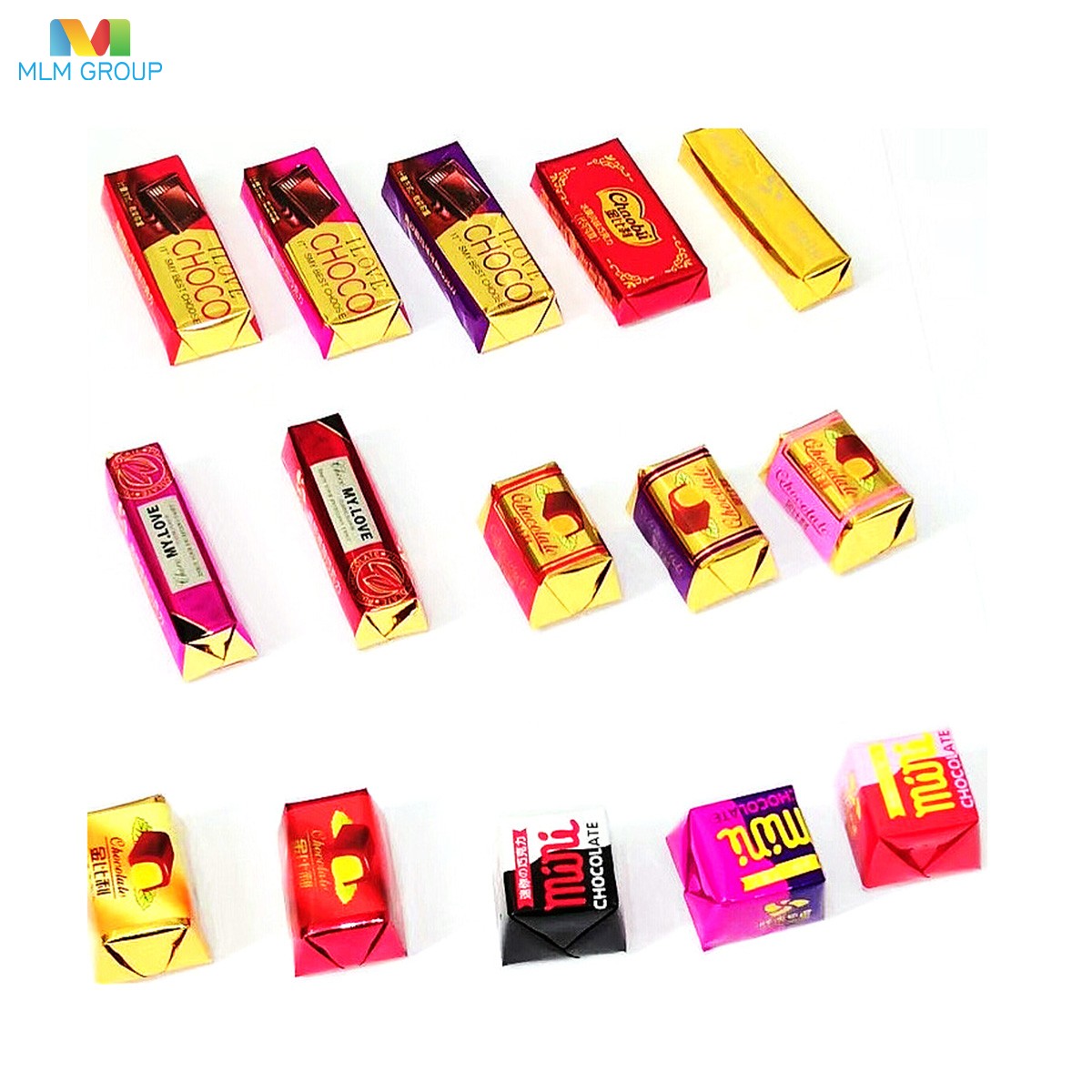 Машина для упаковки шоколада в складку