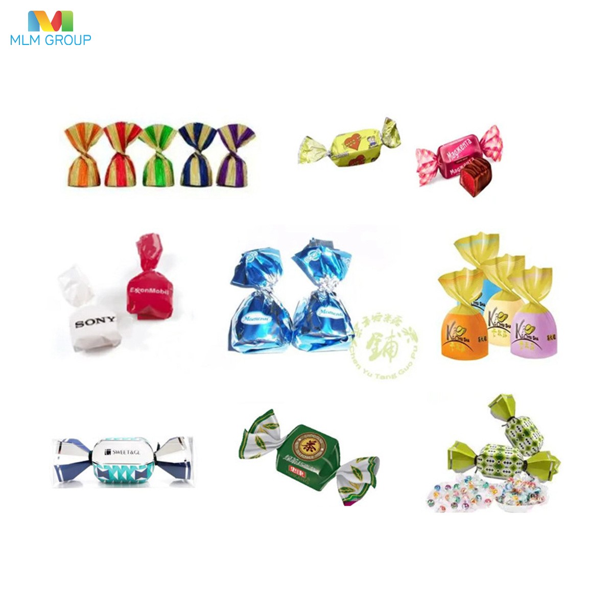 Машина для упаковки шоколада в одинарную и двойную спираль